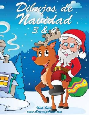 Cover of Dibujos de Navidad 3 & 4