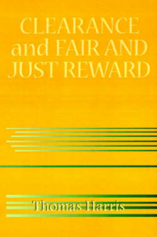 Cover of Clearance and Fair and Just Reward