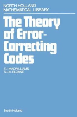 Cover of The Theory of Error Correcting Codes