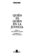 Book cover for Quien Es Quien En La Justicia