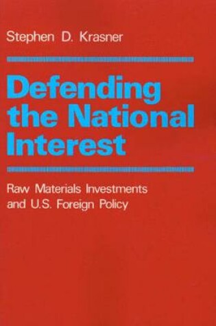 Cover of Defending the National Interest