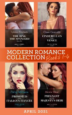 Book cover for Modern Romance April 2021 Books 1-4