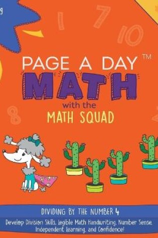 Cover of Page A Day Math Division Book 4