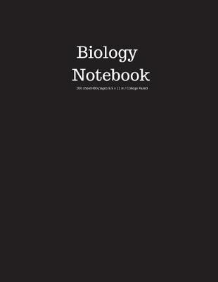Book cover for Biology Notebook 200 Sheet/400 Pages 8.5 X 11 In.-College Ruled