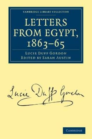 Cover of Letters from Egypt, 1863-65