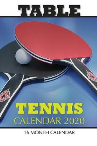 Cover of Table Tennis Calendar 2020