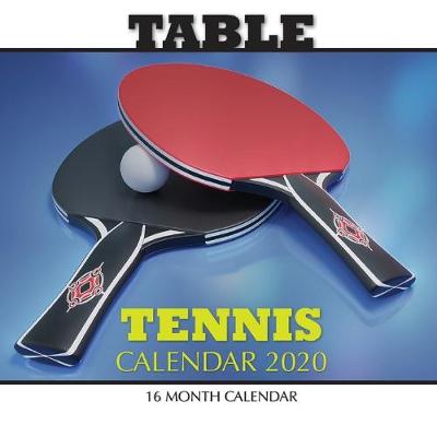 Book cover for Table Tennis Calendar 2020