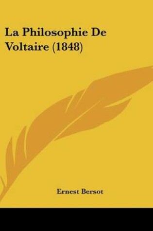 Cover of La Philosophie de Voltaire (1848)