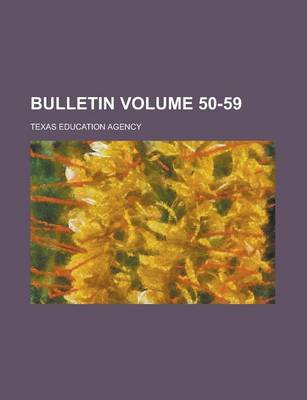 Book cover for Bulletin Volume 50-59