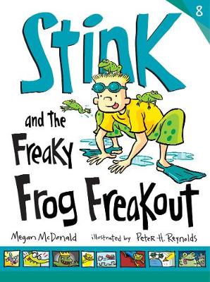 Book cover for Stink and the Freaky Frog Freakout
