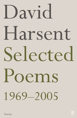 Book cover for Selected Poems David Harsent