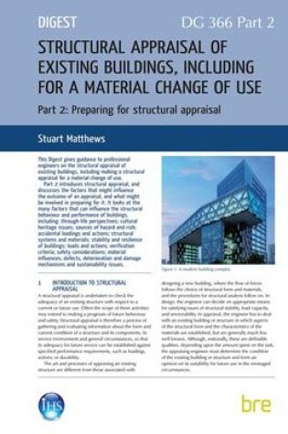 Cover of Structural Appraisal of Existing Buildings