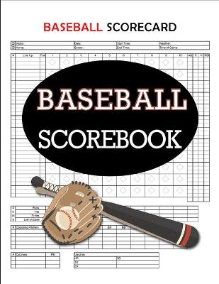 Book cover for Baseball Scorecard, Baseball Scorebook