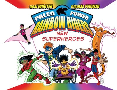 Book cover for Paleo Power Rainbow Riders