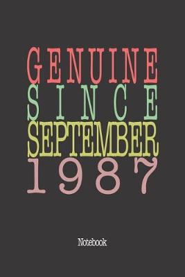 Book cover for Genuine Since September 1987