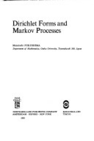 Cover of Dirichlet Forms and Markov Processes