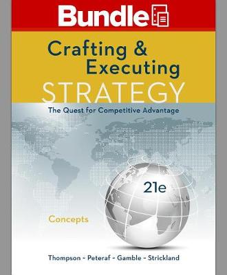 Book cover for Gen Combo LL Crafting & Executing Strategy: Concepts & Cases; Connect Access Card