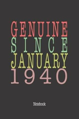 Cover of Genuine Since January 1940