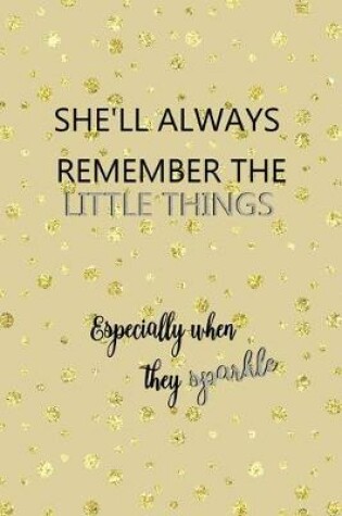 Cover of She'll Always Remember The Little Things Especially When They Sparkle