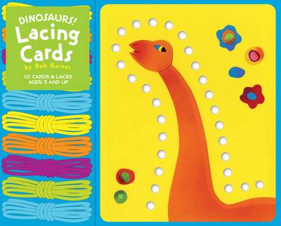 Book cover for Dinosaurs! Lacing Cards
