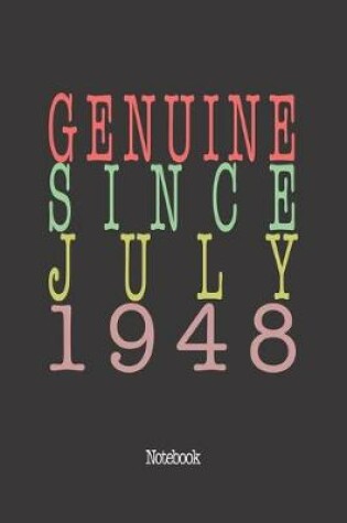 Cover of Genuine Since July 1948