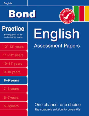 Cover of Bond Second Papers in English 8-9 Years