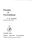 Book cover for Principles of Pyrometallurgy