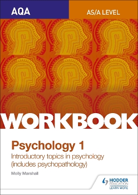 Book cover for AQA Psychology for A Level Workbook 1