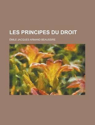 Book cover for Les Principes Du Droit