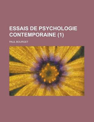 Book cover for Essais de Psychologie Contemporaine (1)