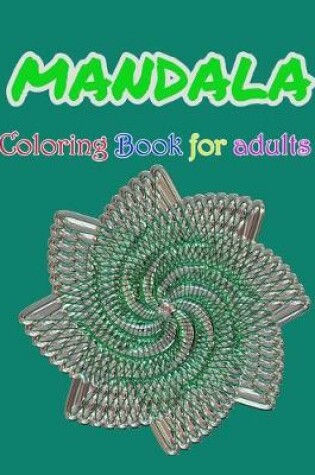 Cover of Mandala Coloring Book For Adults