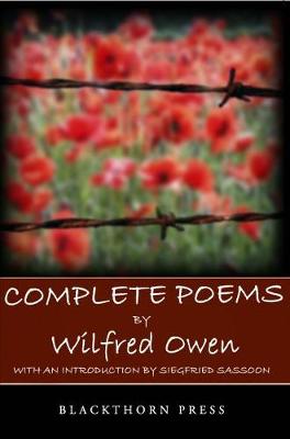 Book cover for Complete Poems by Wilfred Owen