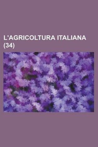 Cover of L'Agricoltura Italiana (34 )