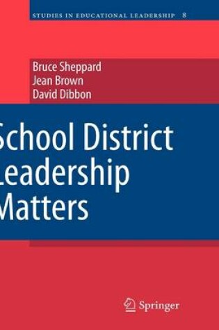 Cover of School District Leadership Matters