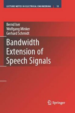 Cover of Bandwidth Extension of Speech Signals