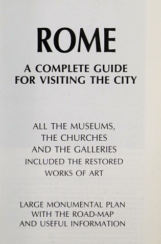 Cover of Rome and the Vatican