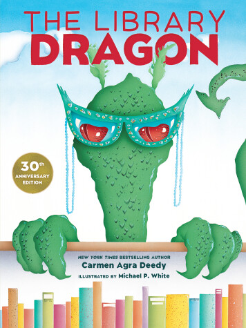 Book cover for The Library Dragon (30th Anniversary Edition)