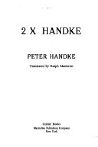 Cover of 2 x Handke