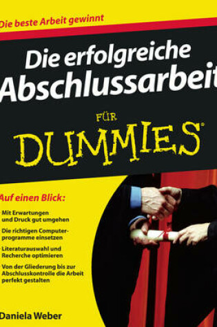 Cover of Erfolgreiche Abschlussarbeit Fur Dummies