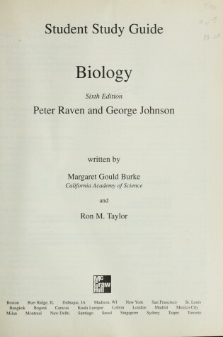 Cover of Study Guide: Sg Biology
