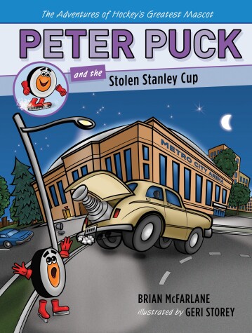 Book cover for Peter Puck and the Stolen Stanley Cup