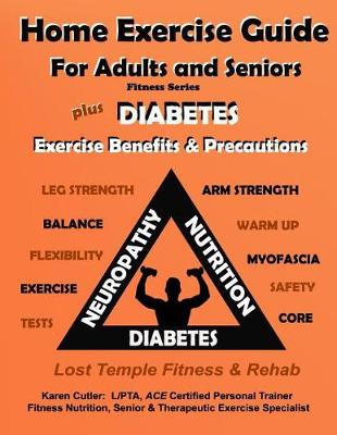Book cover for Home Exercise Guide for Adults & Seniors Plus Diabetes Exercise Precautions & Benefits