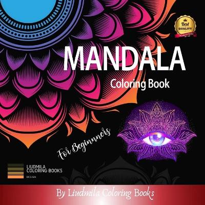 Book cover for Mandala Coloring Book for Beginners