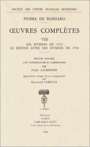 Cover of Les Hymnes de 1555, Le Second Livre Des Hymnes de 1556