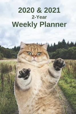 Book cover for 2020 & 2021 Weekly Planner - Two-Year Appointment Book Gift - Two Year Agenda Notebook for Cat Owners