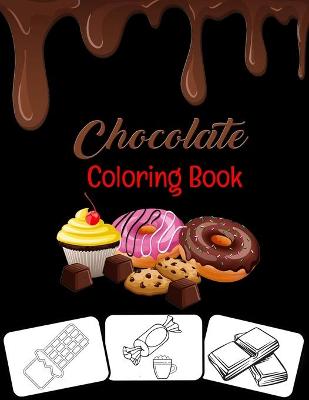 Book cover for Chocolate Coloring Book