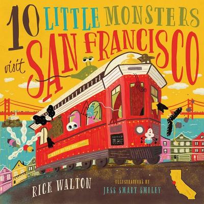 Book cover for 10 Little Monsters Visit San Francisco, Second Edition