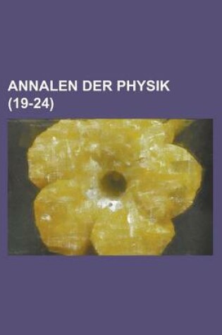 Cover of Annalen Der Physik (19-24)