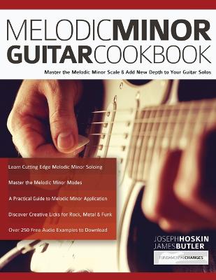 Book cover for Melodic Minor Guitar Cookbook