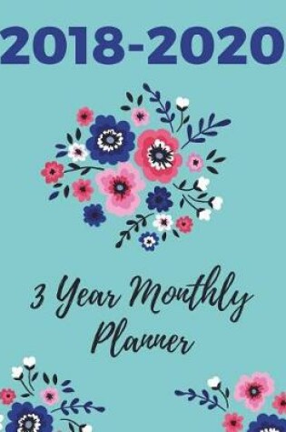 Cover of 2018-2020 Three Year Monthly Planner